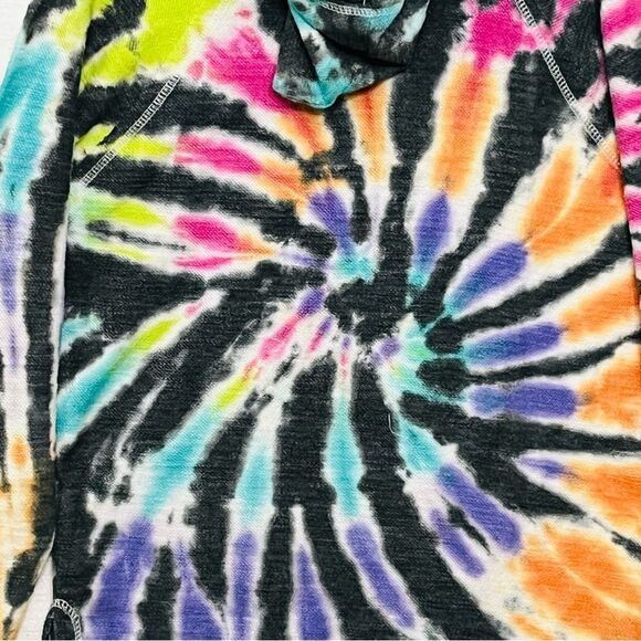 NEW Pop Surf Mercer Hoodie Beach Tie Dye Distressed Pullover Sweatshirt - Picture 9 of 15